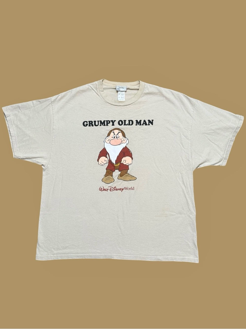 Vintage Grumpy T-Shirt Tee Shirt Walt Disney World 2XL XXL